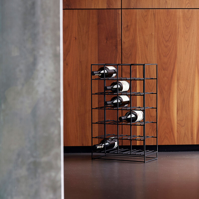 House Doctor Vinstativ 24 flasker, svart