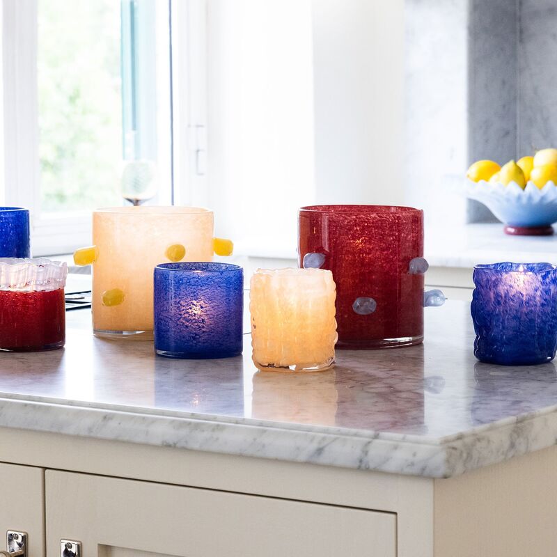 Laranne ljuslykta, beige