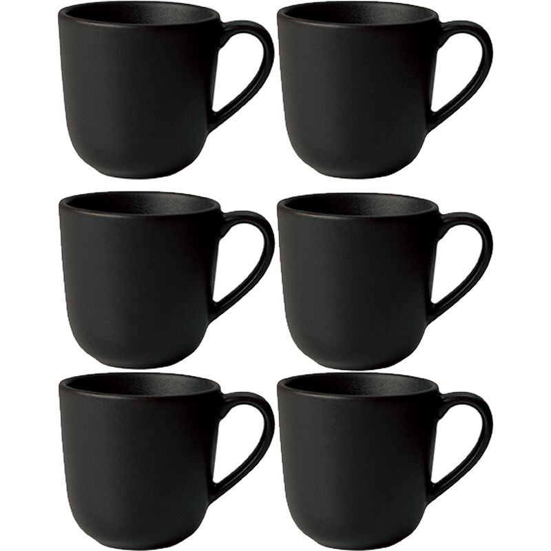 RAW kahvikuppi 20 cl 6-pakkaus, titanium black