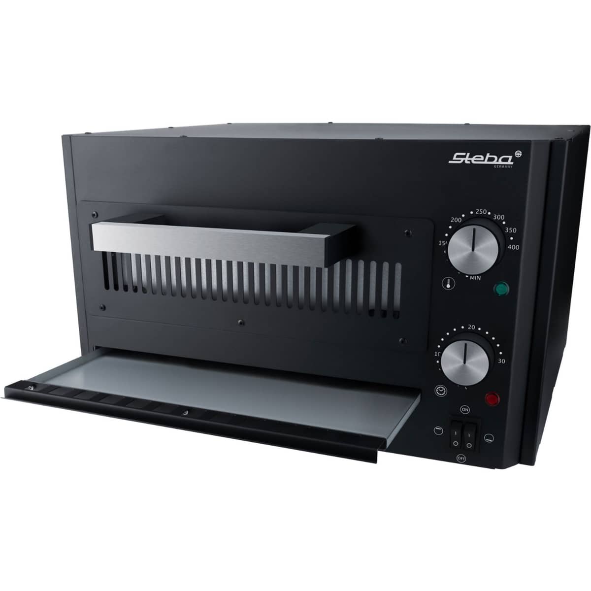 Power Pizzaugn 1800W 9 liter, svart