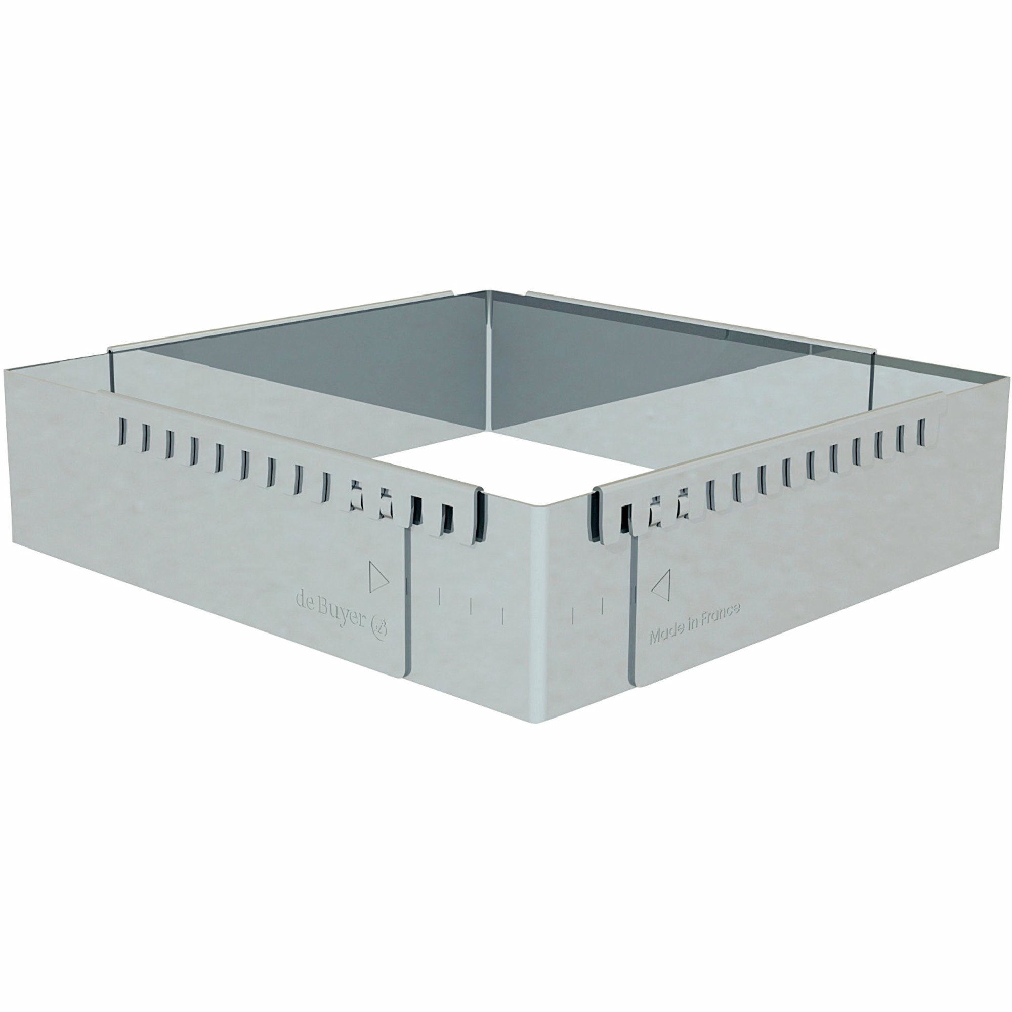 Justerbar bageform 16 X 16 cm. – 30 X 30 cm.