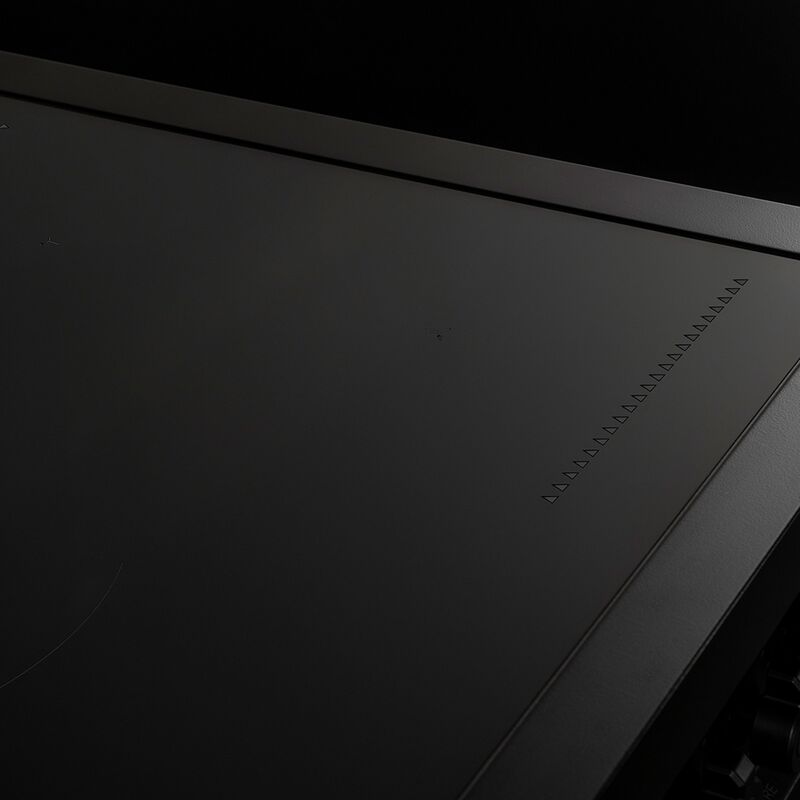 PRO95I2EXT Professional induksjonskomfyr med dobbelovn 90 cm, Rustfritt Stål