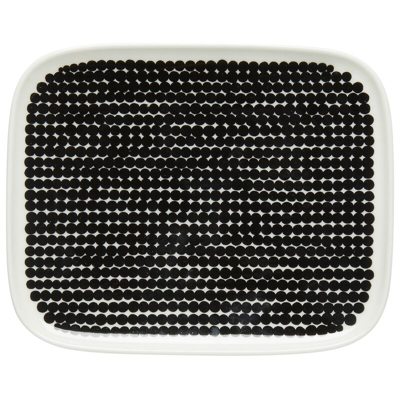 Räsymatto-lautanen, 15 x 12 cm