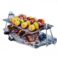 Grillstativ, rustfrit stål, 37 cm.