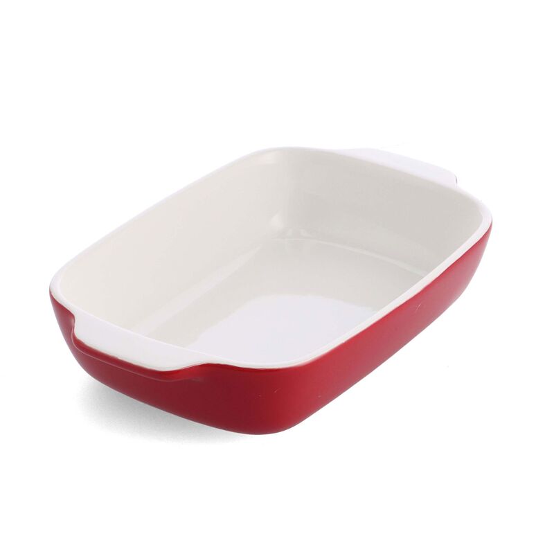 Ugnsform med lock 33x19,5x7,5 cm, röd