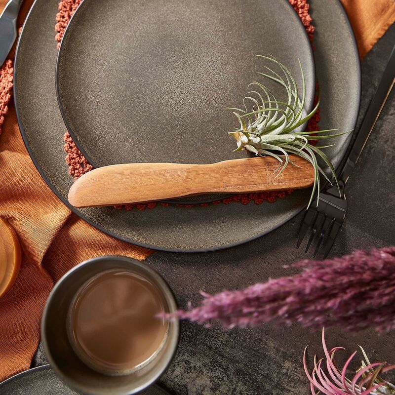 Raw mugg i stengods, skogsbrun