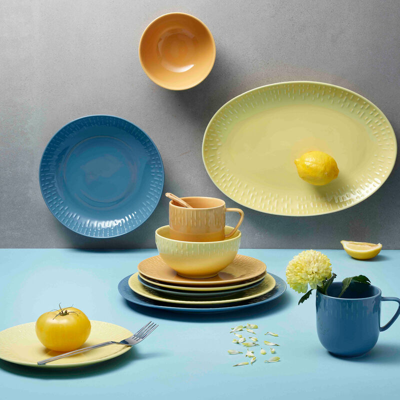 Confetti skål 14 cm, mustard