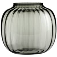 Primula Oval Vase 17,5 cm Smoke