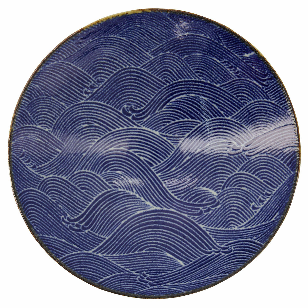 Seigaiha Blue skål 24,5 cm