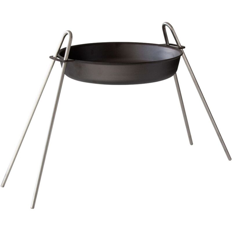 Eldställning, 37 cm, rostfritt stål