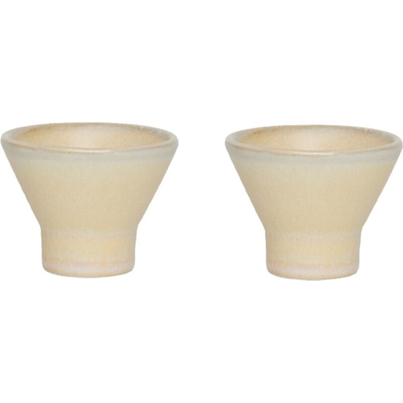 Yuka eggeglass 2-pack, butter