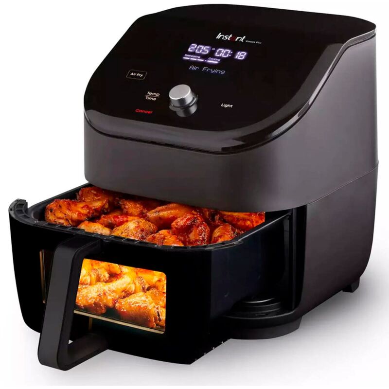 Vortex Plus ClearCook airfryer 5,7 litraa, musta