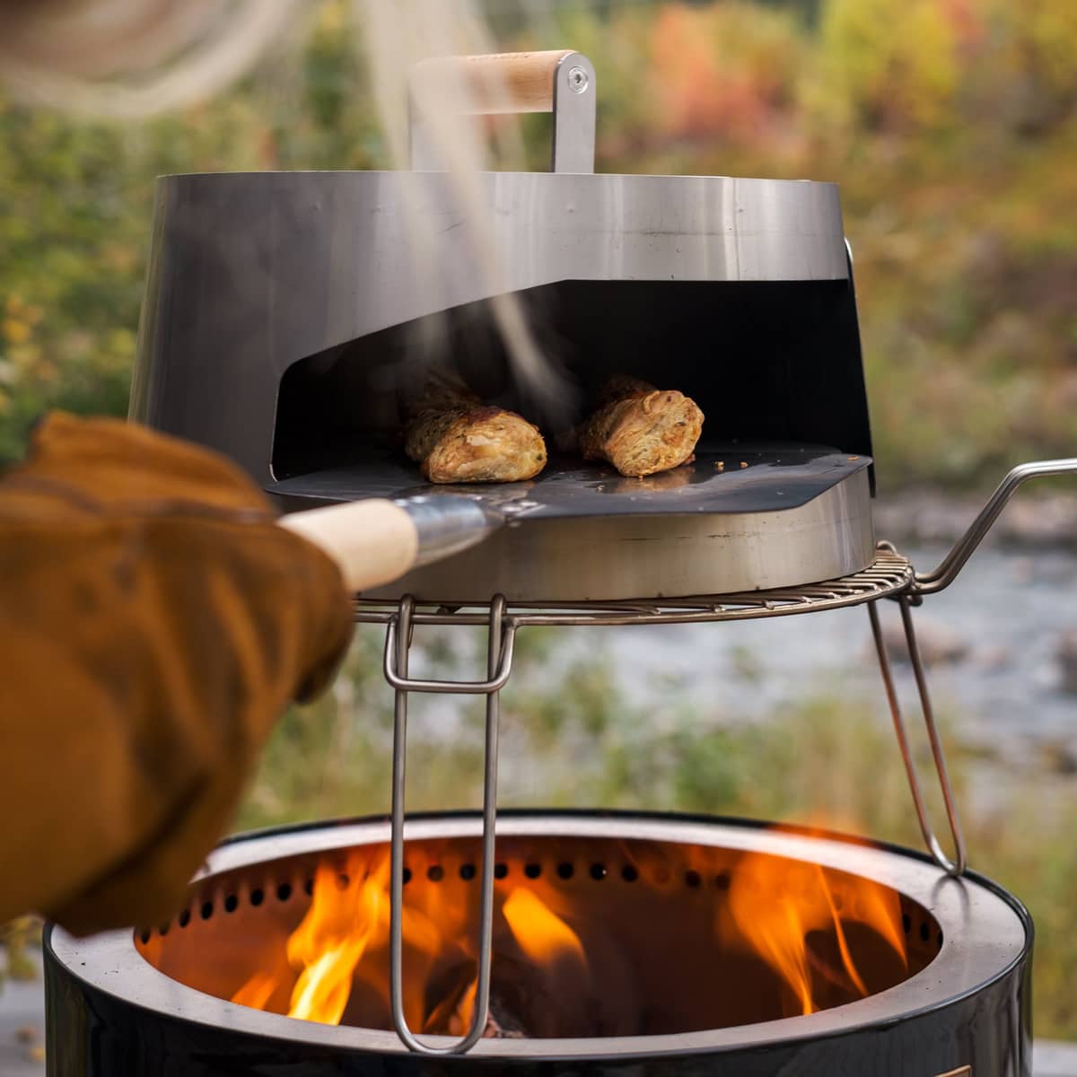 Pilar grillrist, rustfrit stål