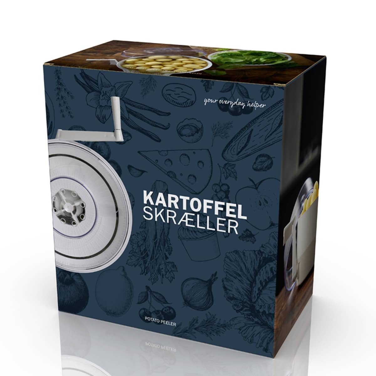 Kartoffelskræller 21,7 x 21 cm