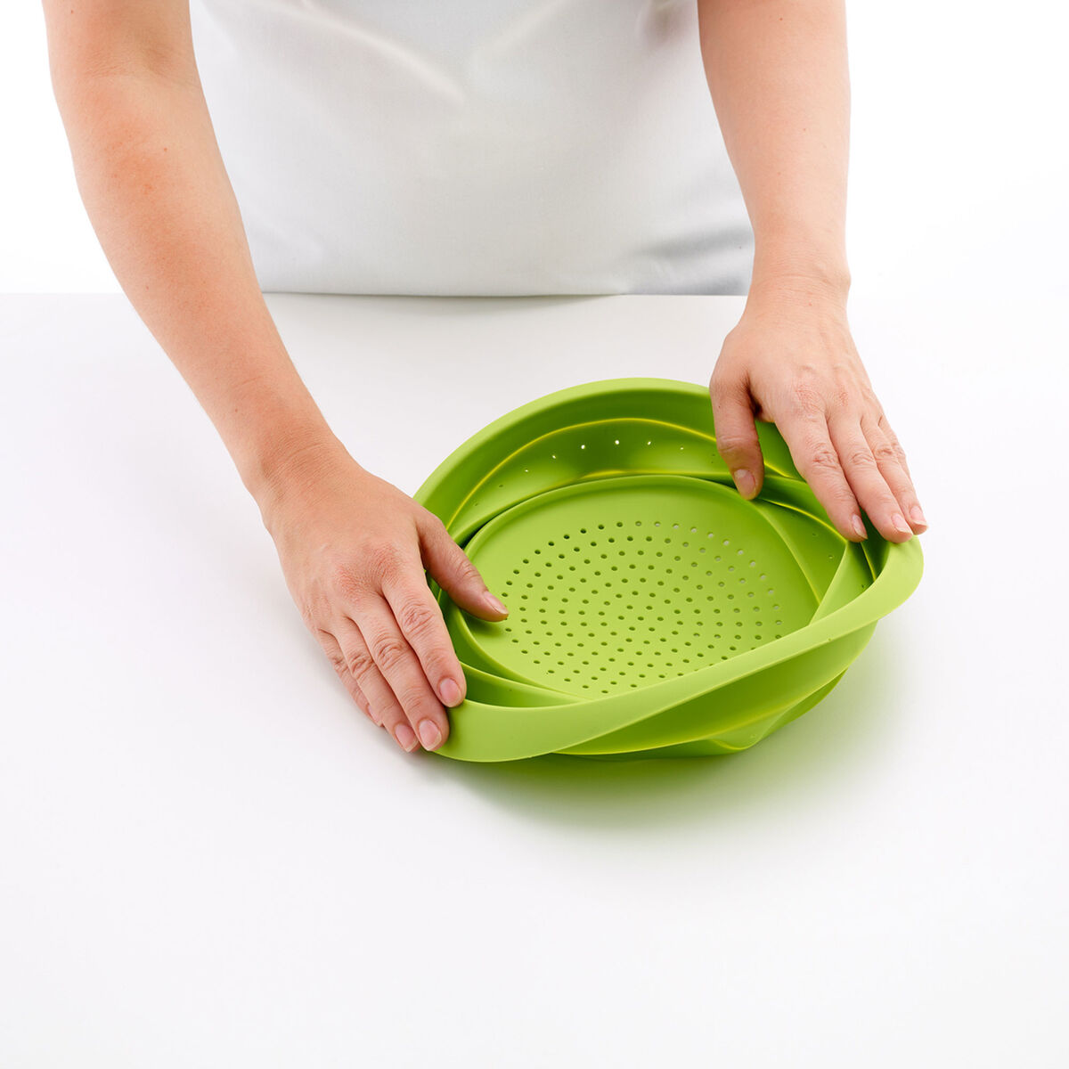 Sammenklappeligt dørslag, grøn