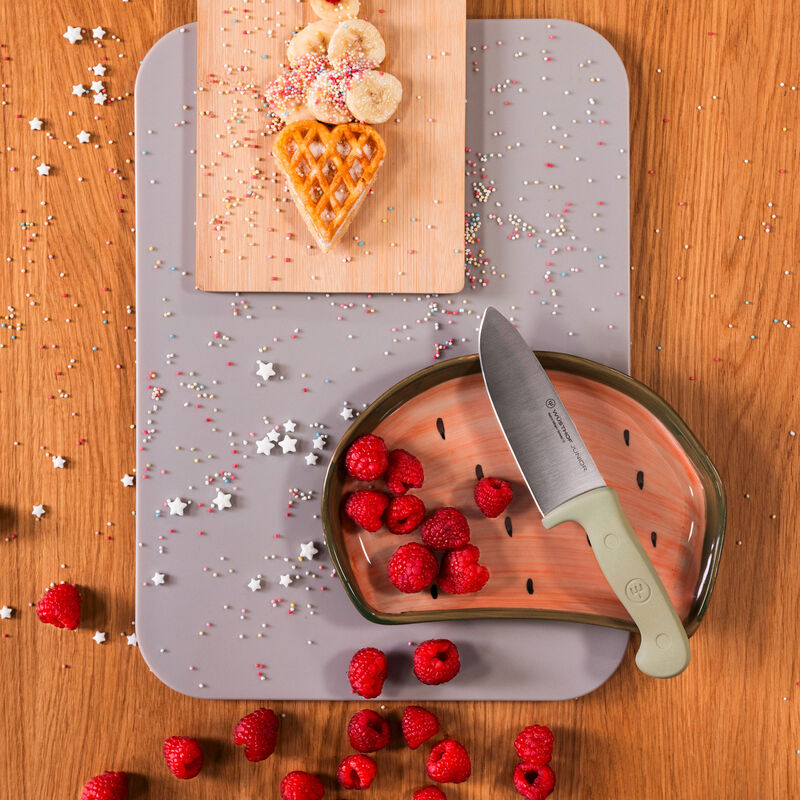 Junior kockkniv 10 cm, grön