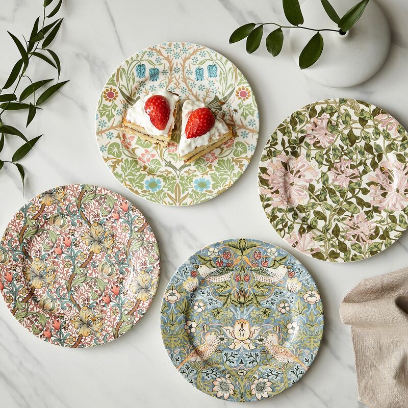 Lautanen 20 cm 4 kpl multi