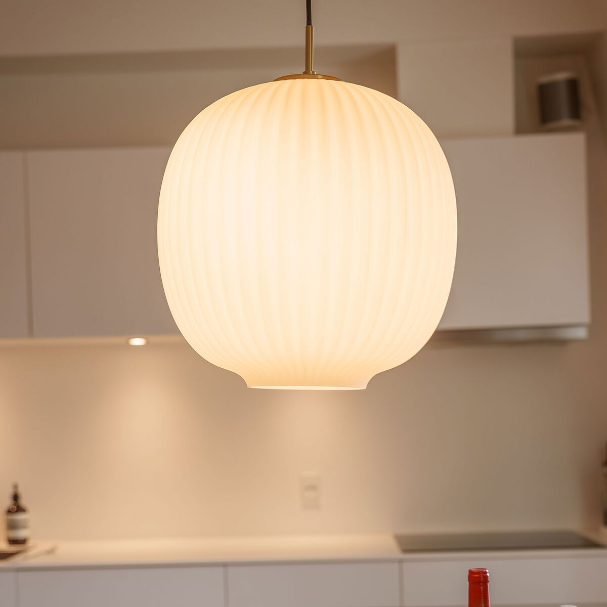 Vibra taklampe 35 cm, opal