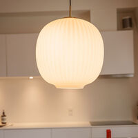 Vibra taklampe 35 cm, opal