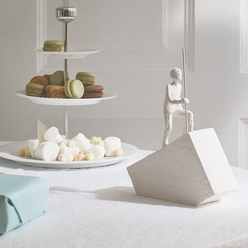 Astro Stenbuk stjernetegnsfigur, hvid