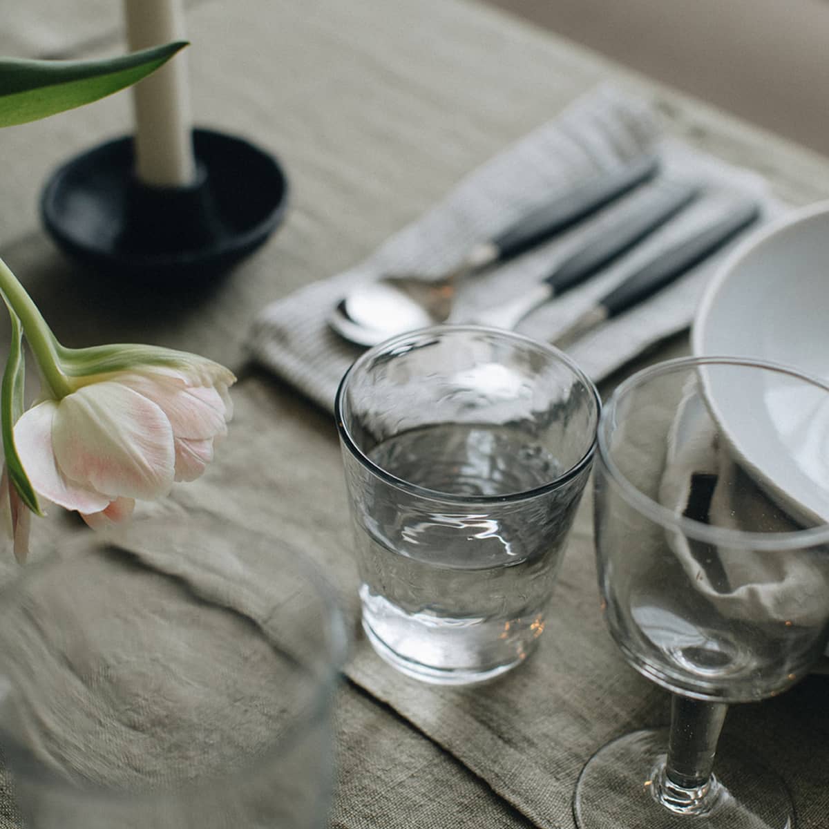 Galette dricksglas, clear