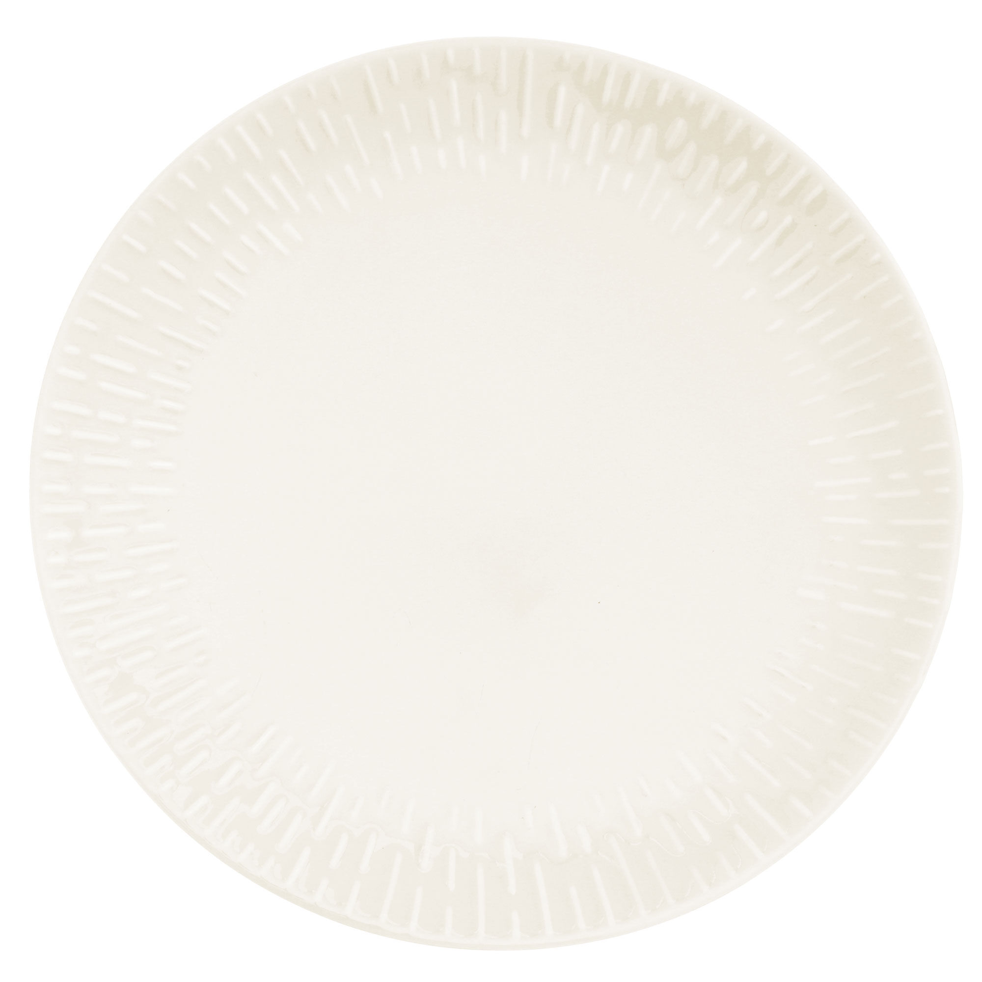 Confetti mattallrik 27,5 cm, vanilla
