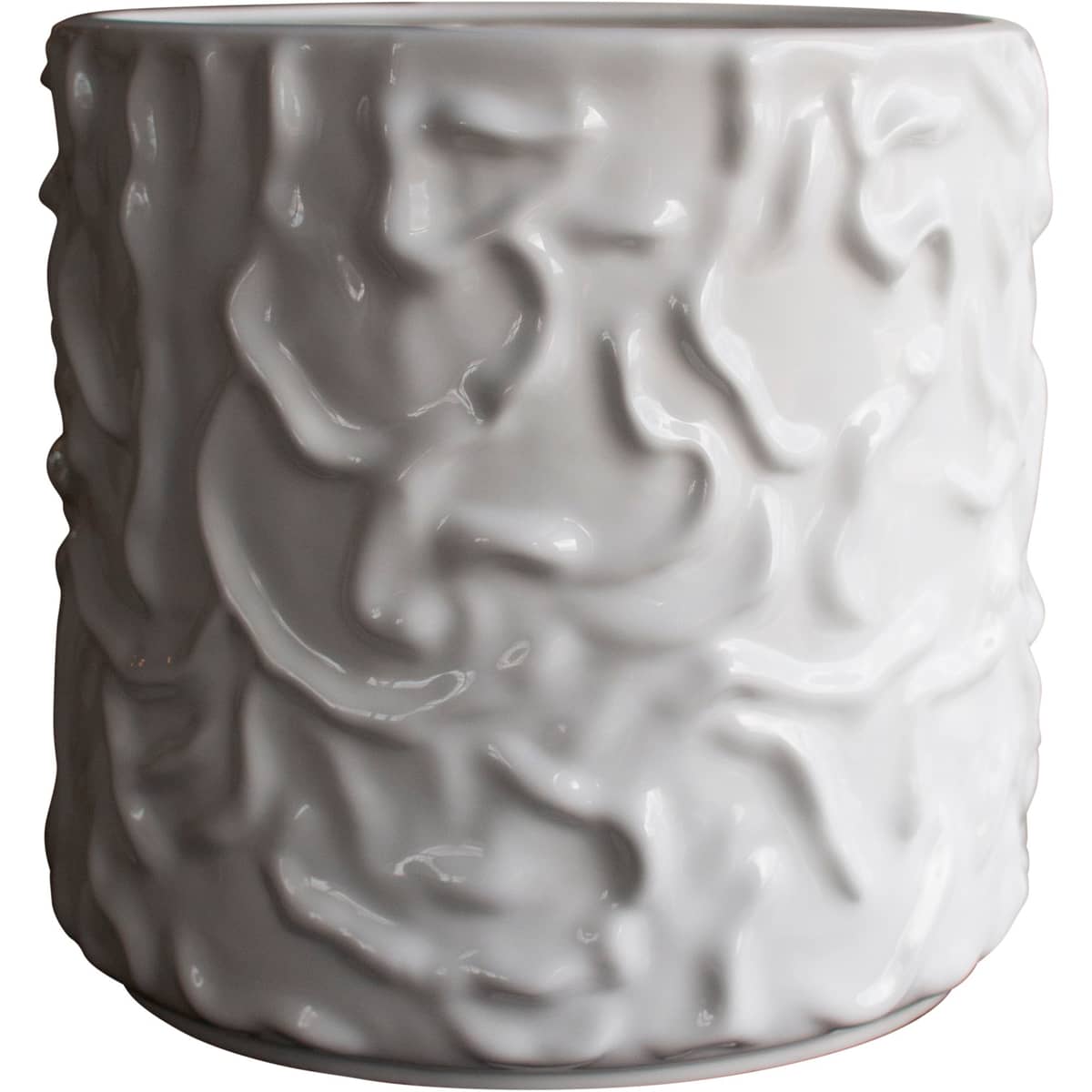 Swoon kruka, large, vit