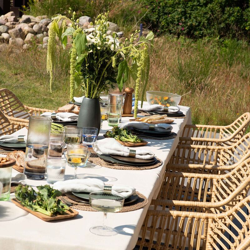 RAW Unique Swirl vandglas 30 cl, grøn