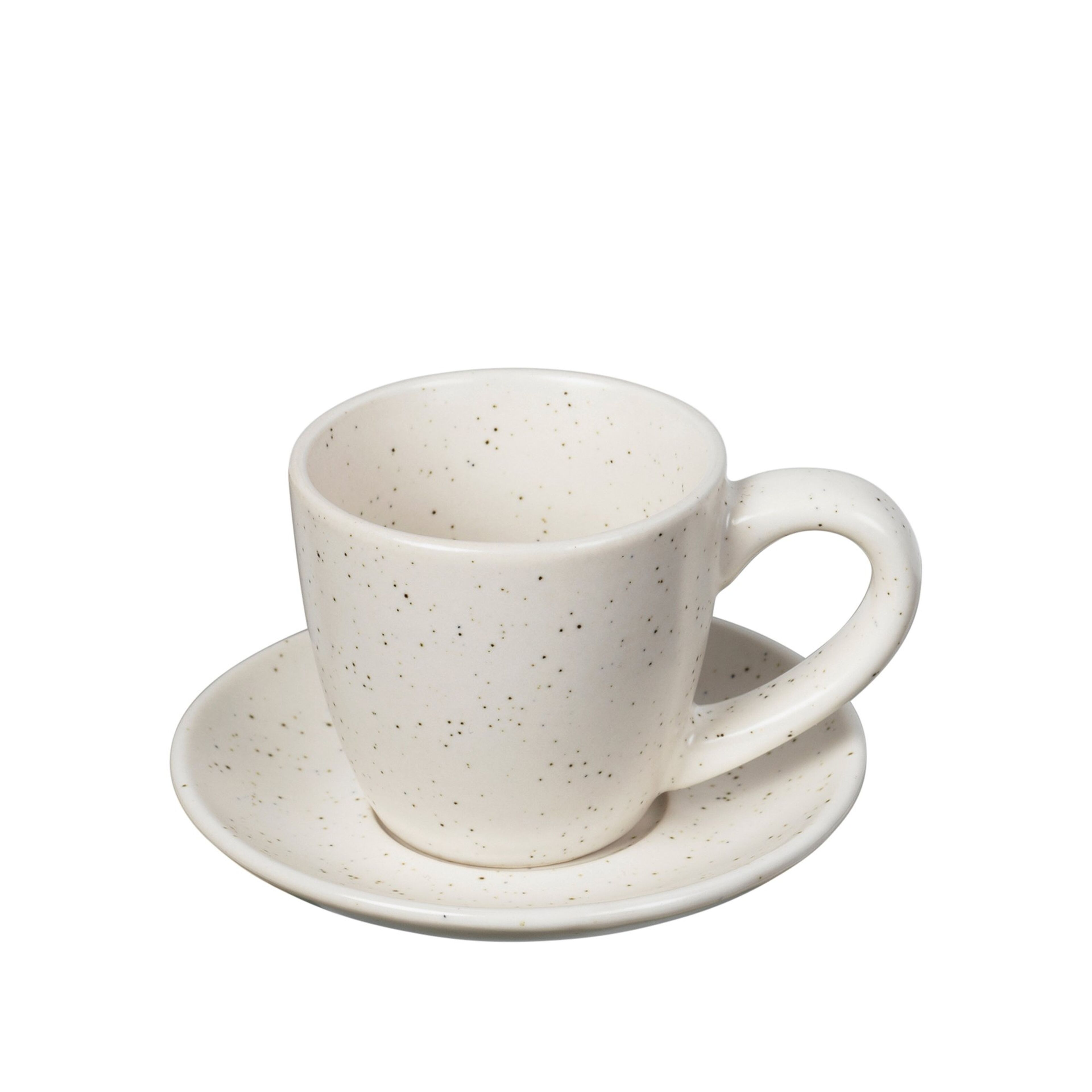 Nordic Vanilla espressokopp med fat