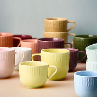 Confetti kaffekopp 20 cl, mustard