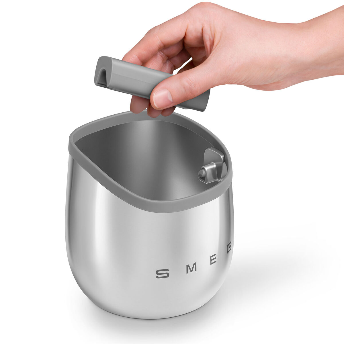 Knock Box kaffesumpbehållare, rostfritt stål