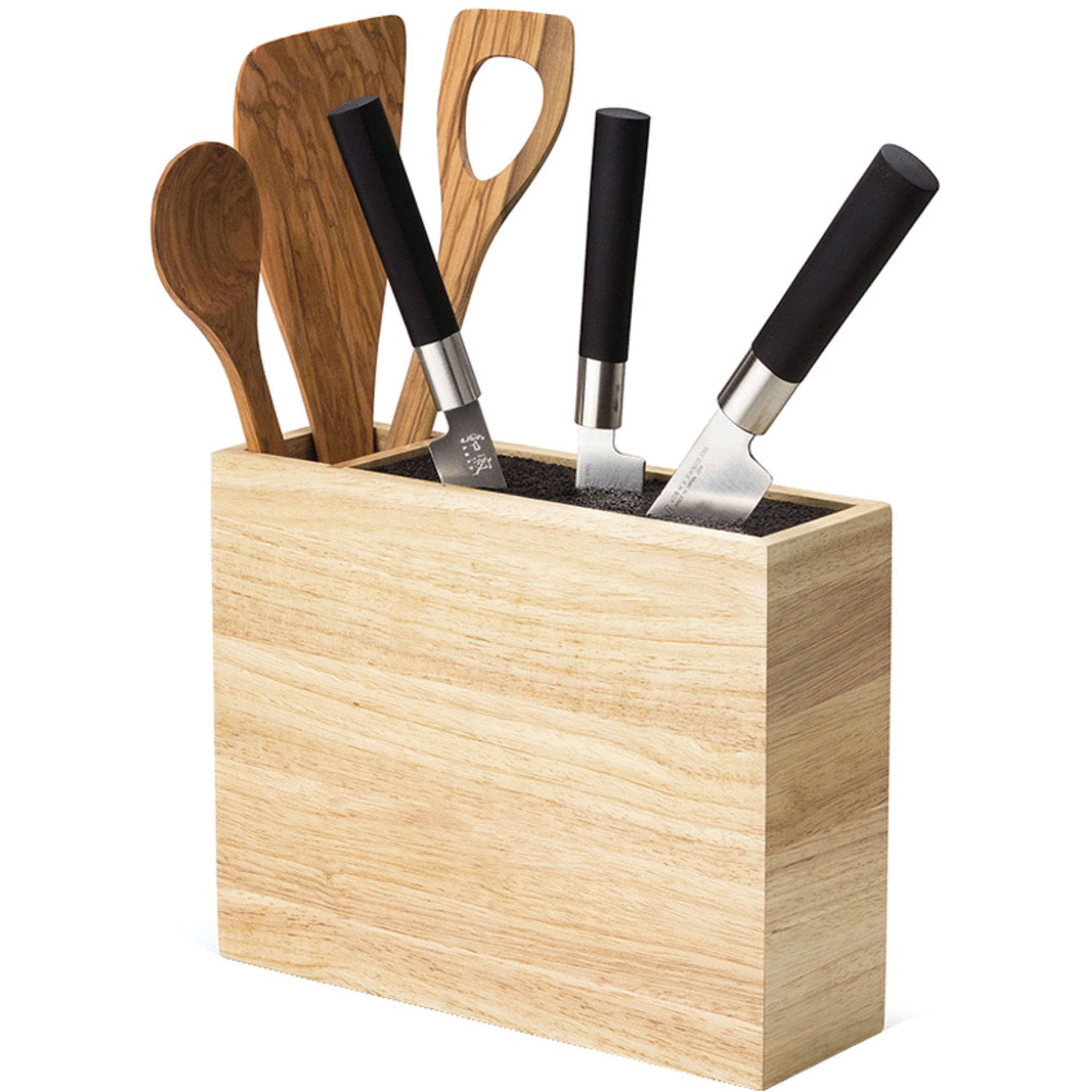 Knivblock med Redskapsfack