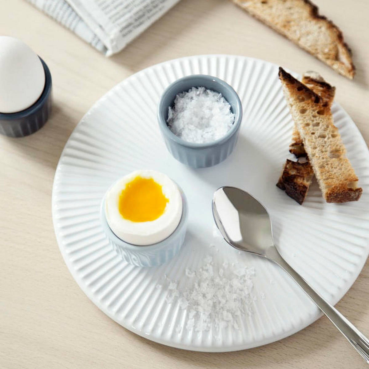 Hammershøi Eggeglass Hvit 2-pk
