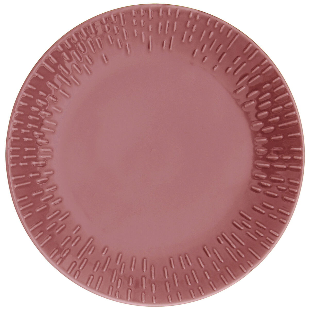 Confetti desserttallerken 21 cm, bordeaux