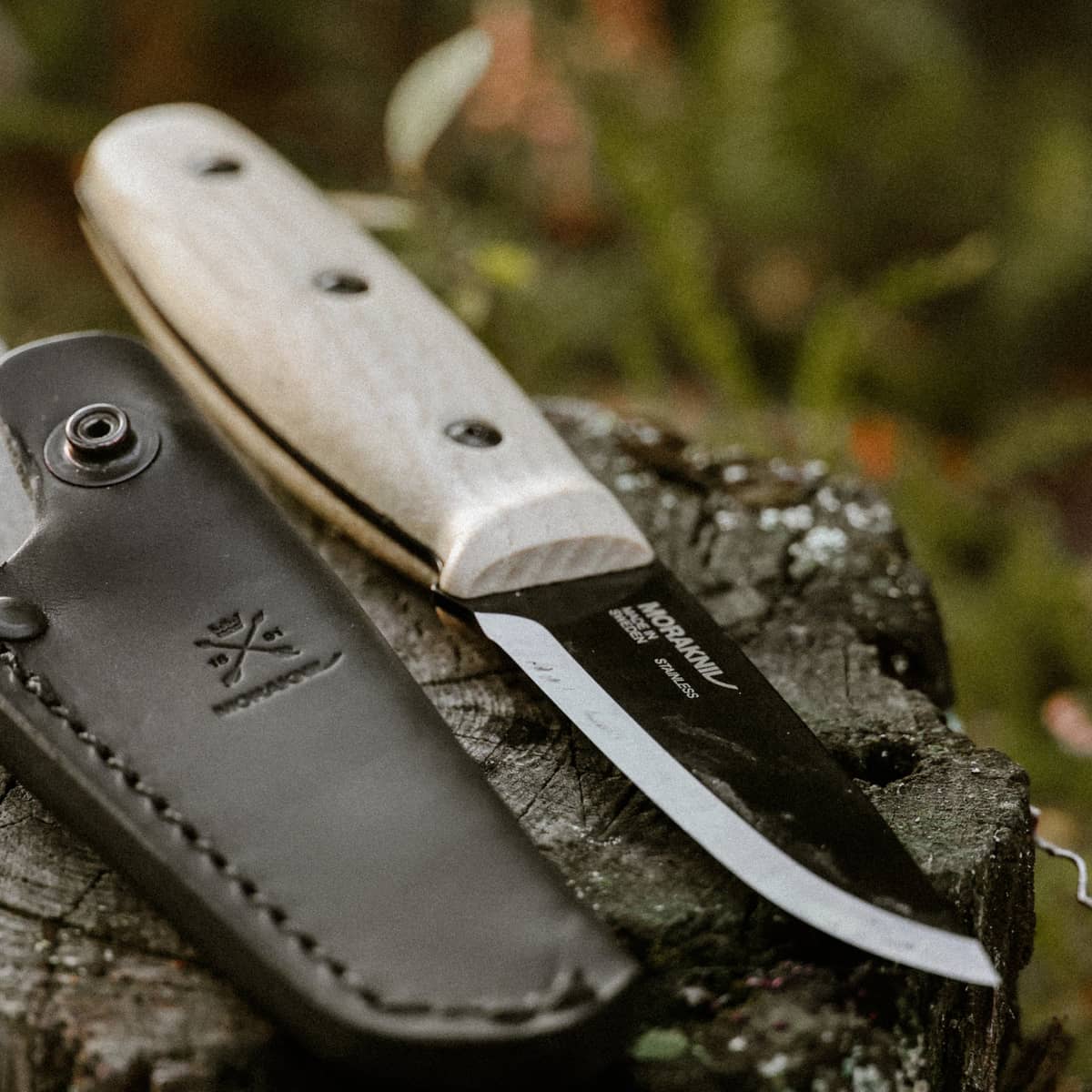 Finn BlackBlade (S) Ash Wood, friluftskniv
