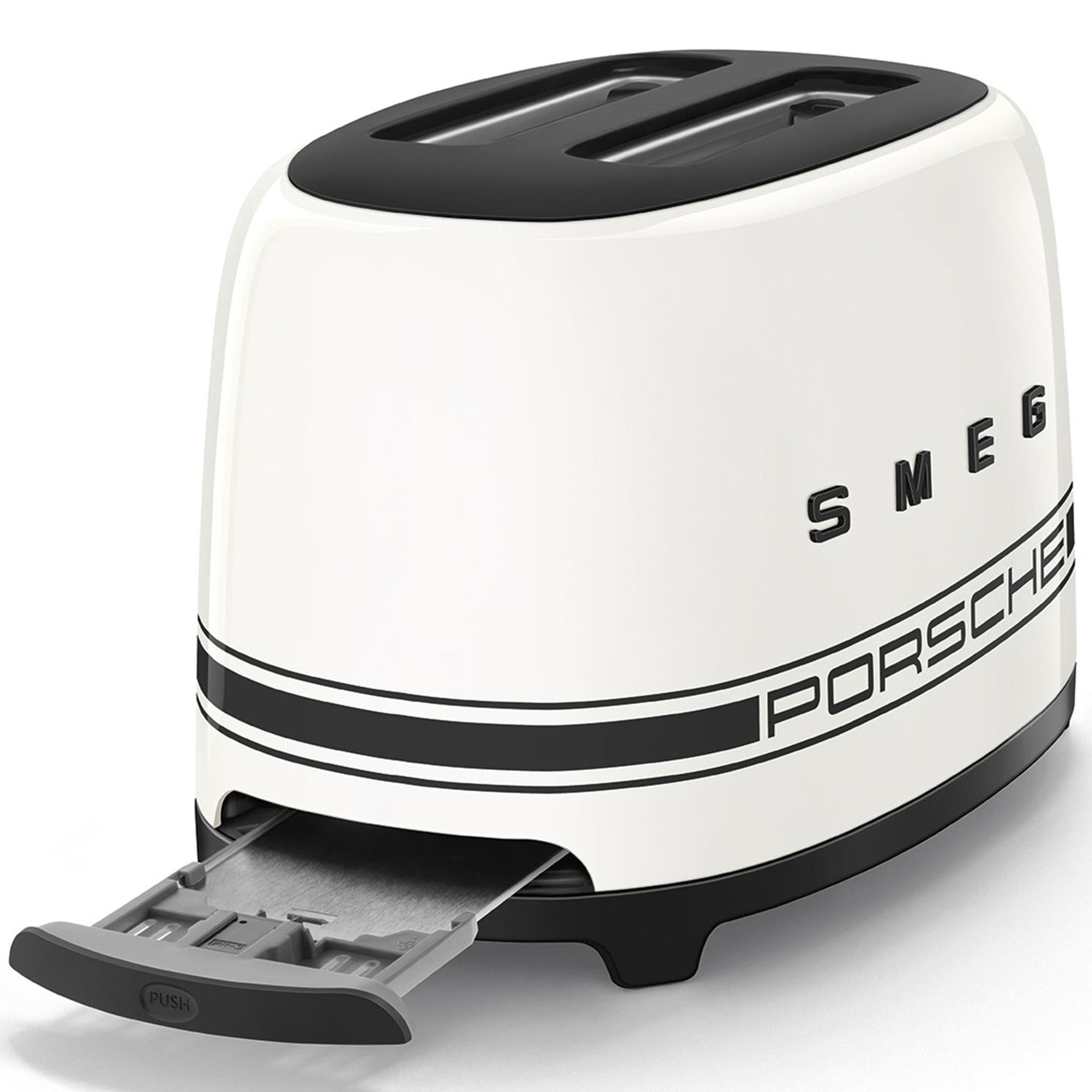 Porsche Special Edition brödrost 2 skivor, carrara white