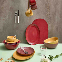 Confetti salatskål 23 cm, mustard