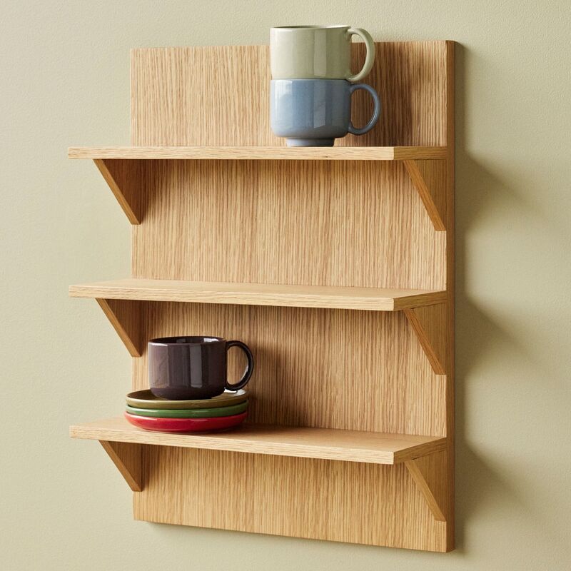 Straight hylla 40 x 54 cm, ekfanér