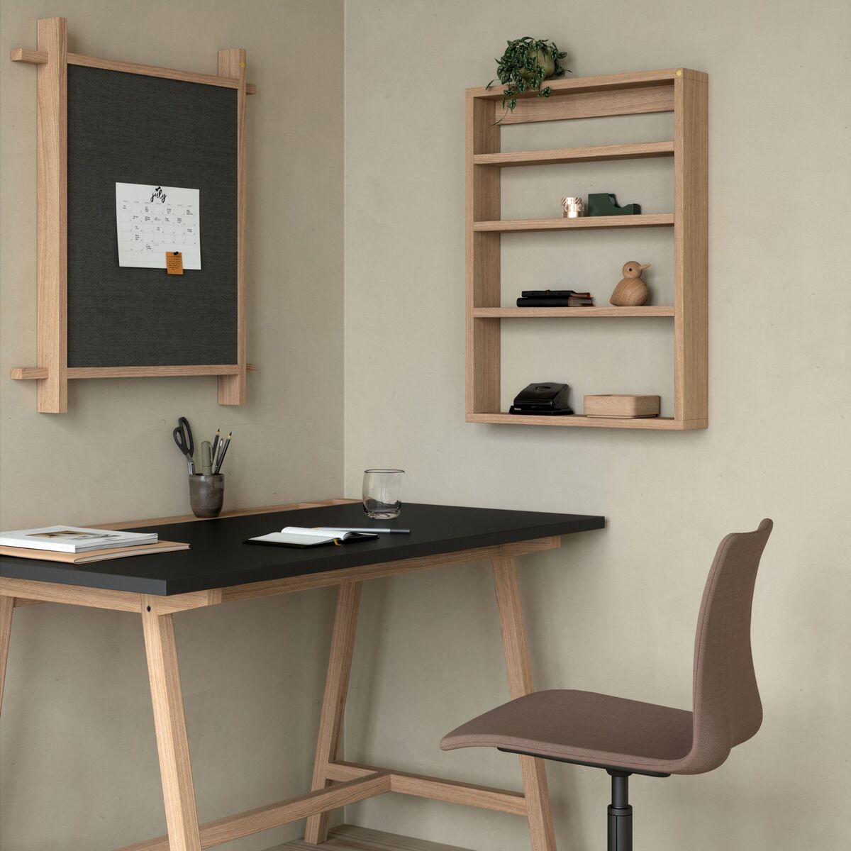 A-Podium hylly 70 x 10 x 52 cm, tammi