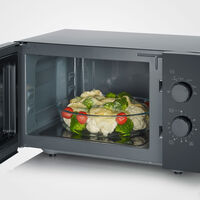 Mikrovågsugn 25 liter, svart