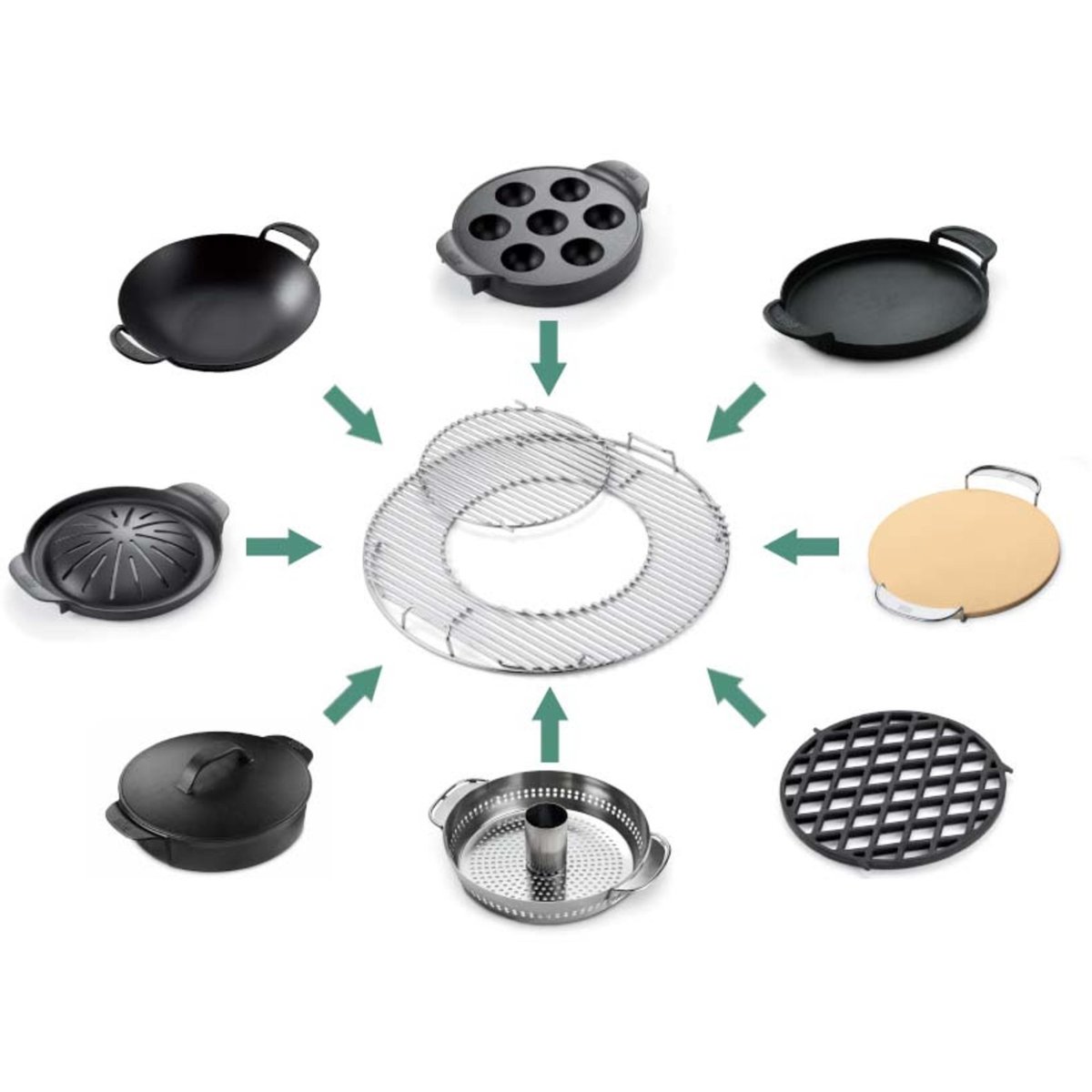 Original Gourmet BBQ System Grillrist med indsats