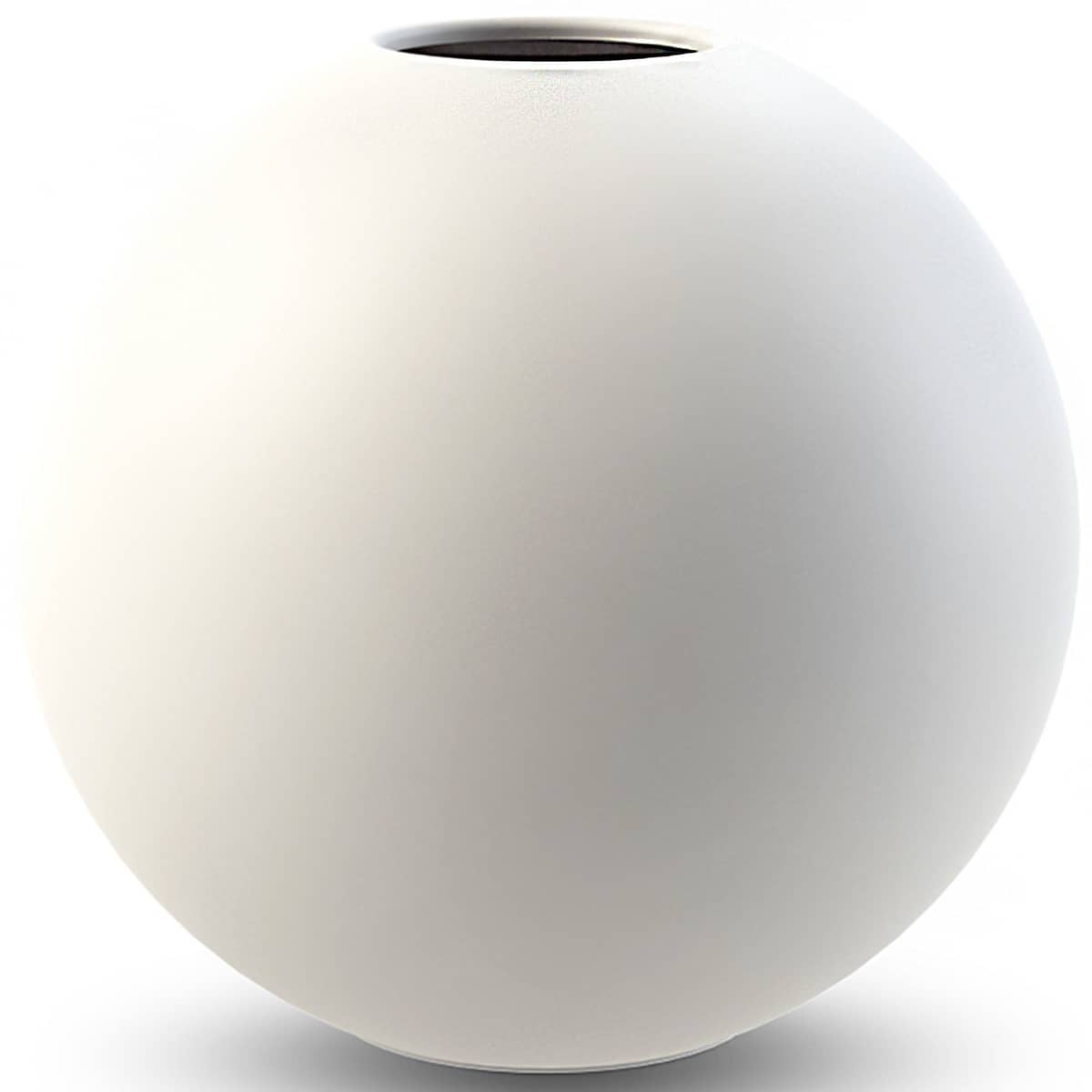 Ball vas, 20 cm, white