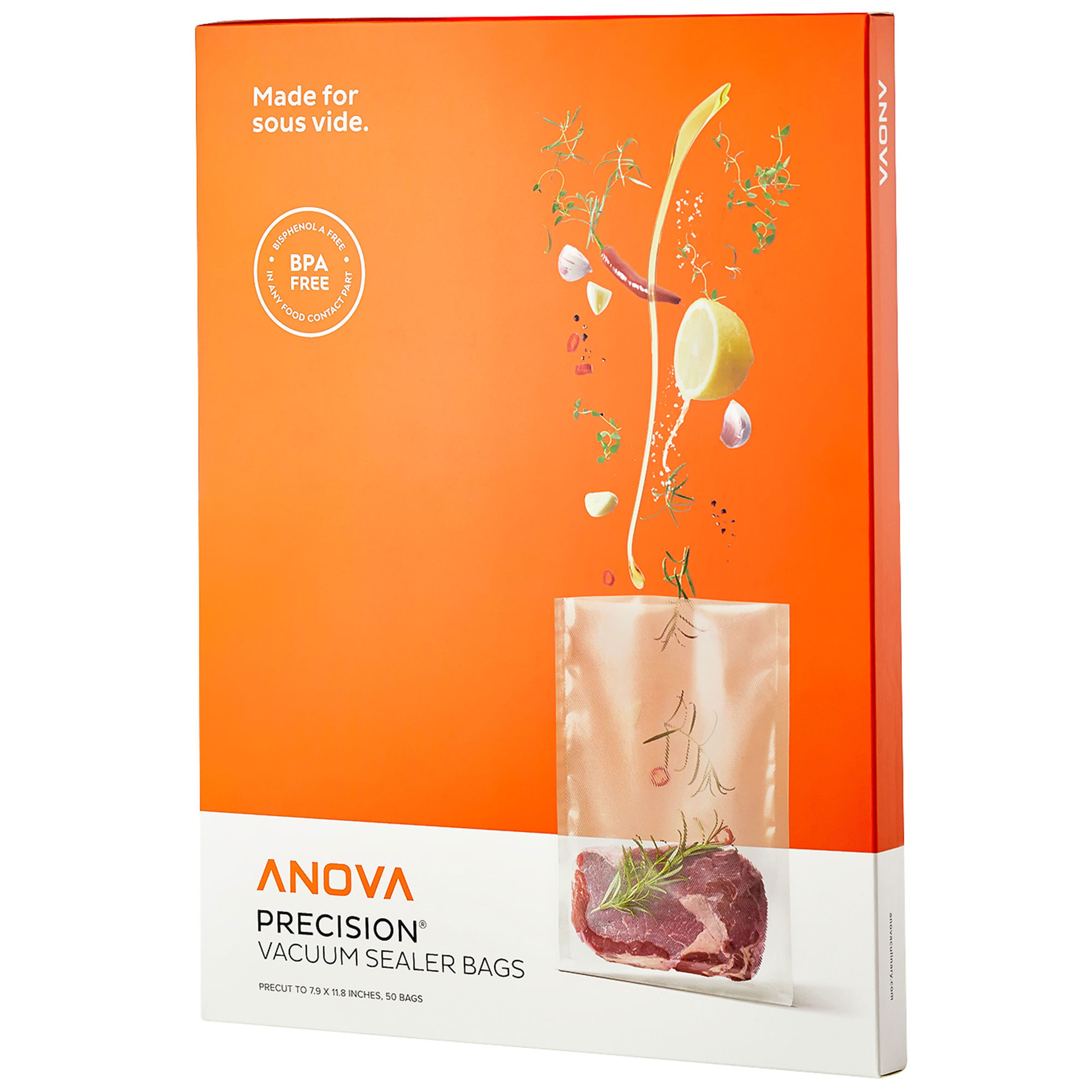 Precision tyhjiöpussit 50 pakkausta