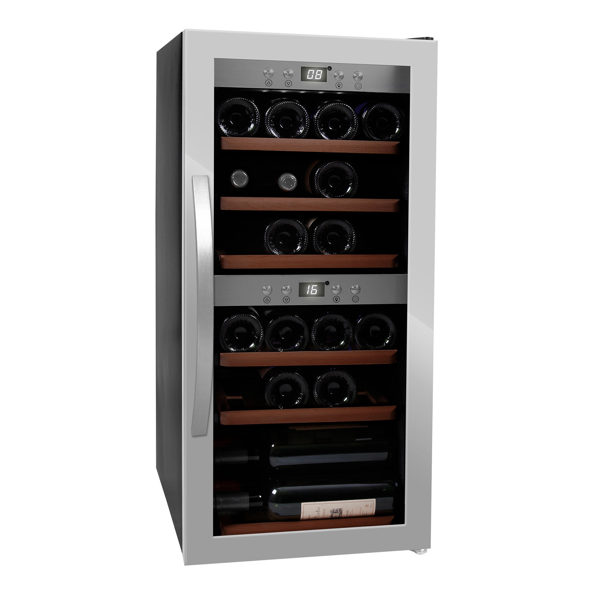 WineExpert 24 vinkøleskab, rustfrit stål