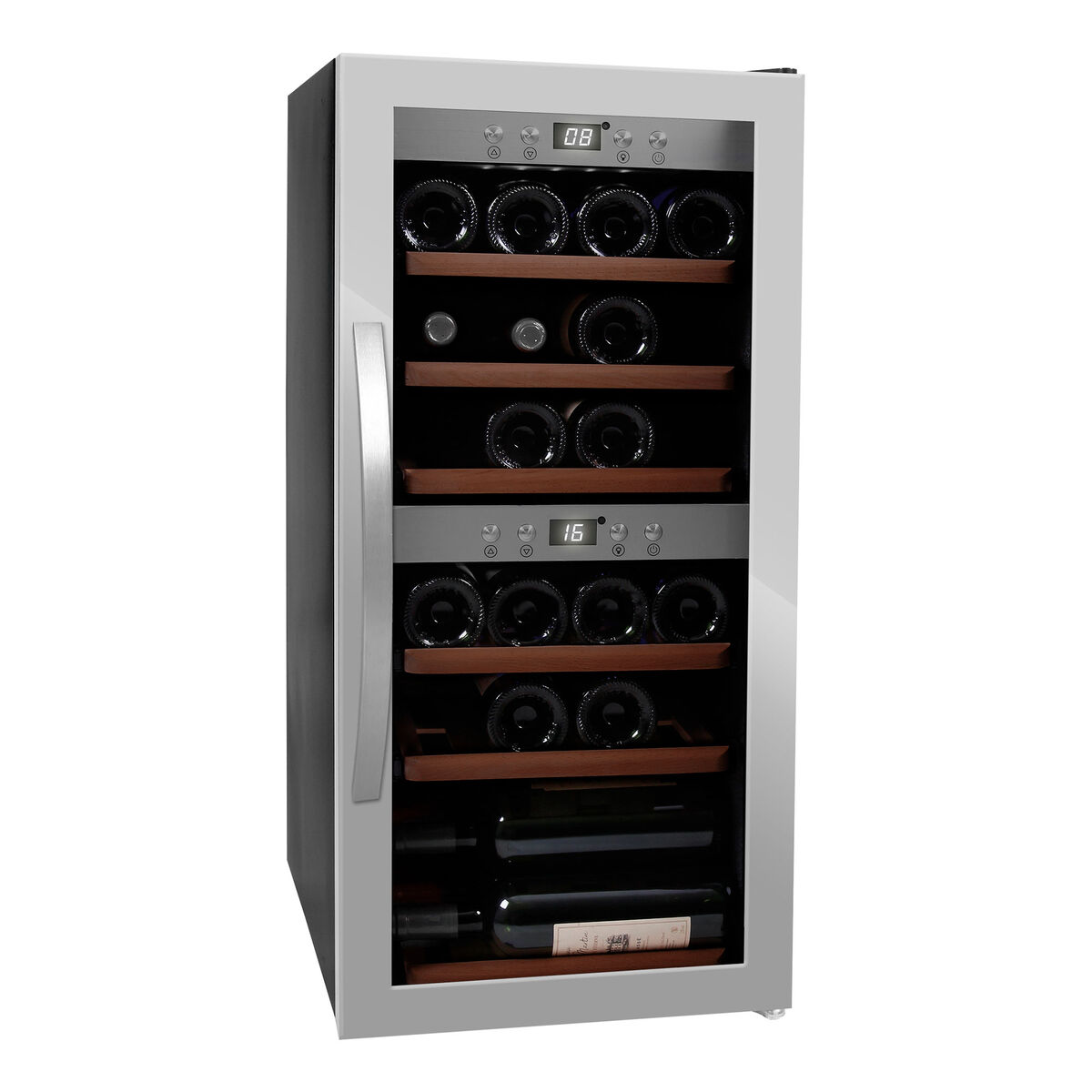 WineExpert 24 vinkøleskab, rustfrit stål