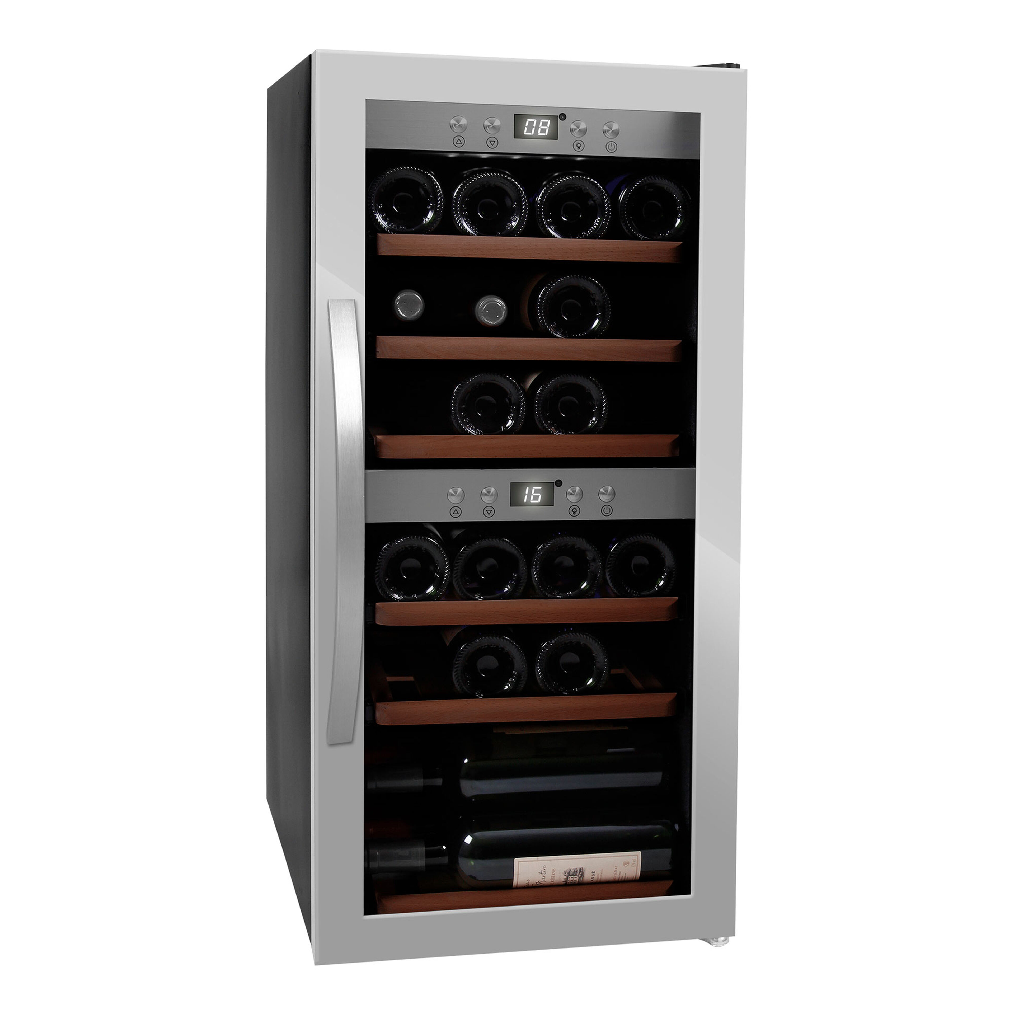WineExpert 24 vinkøleskab, rustfrit stål