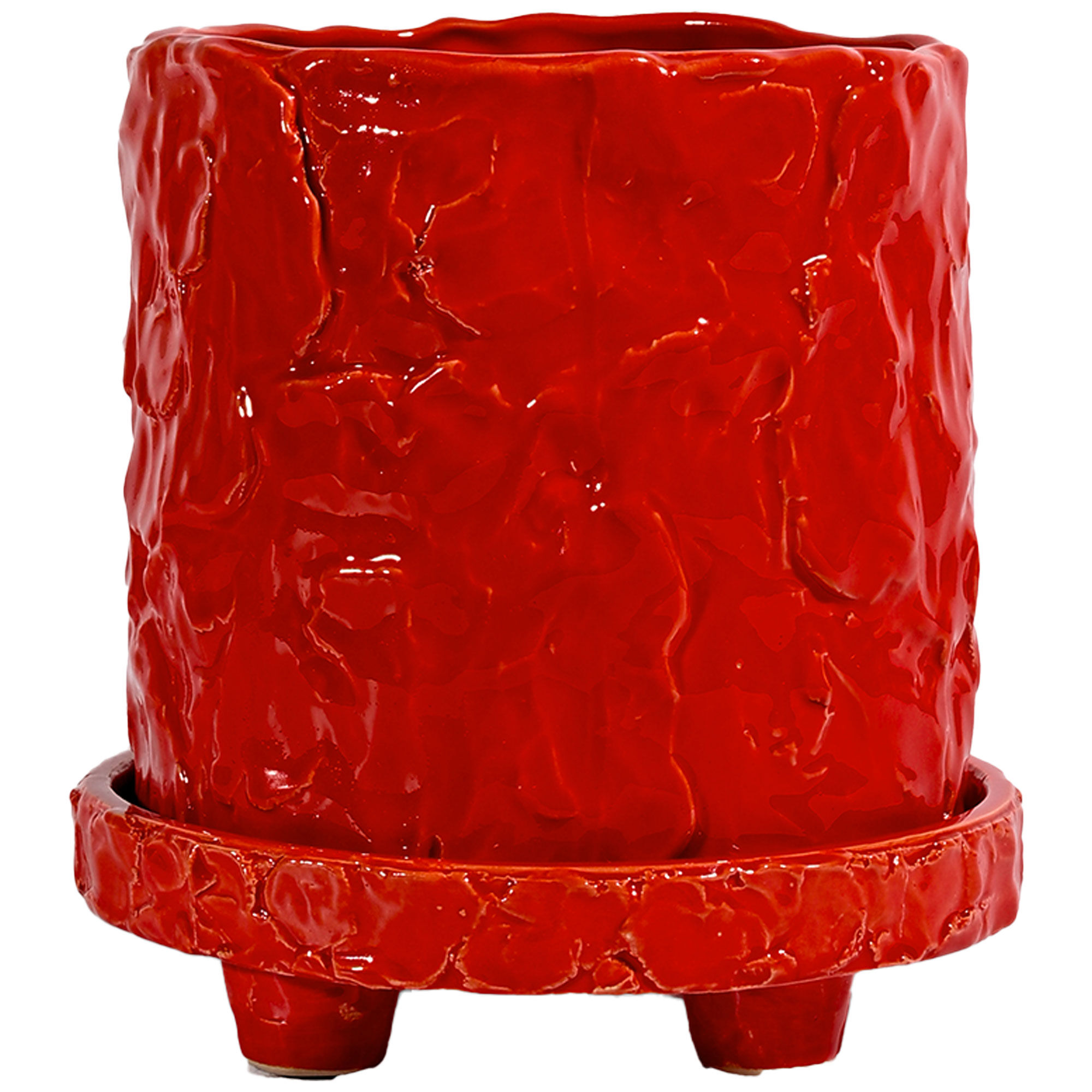 Byon Muddy S krukke 17,5x18 cm, rød