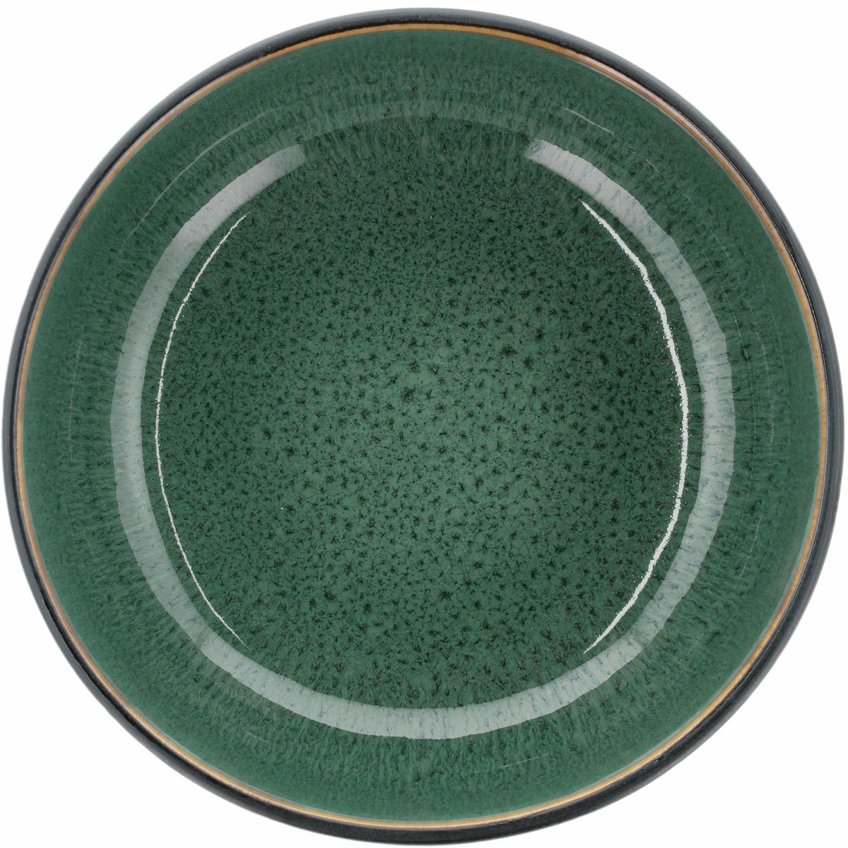Poke-/ramenskål 18 cm, svart/grön