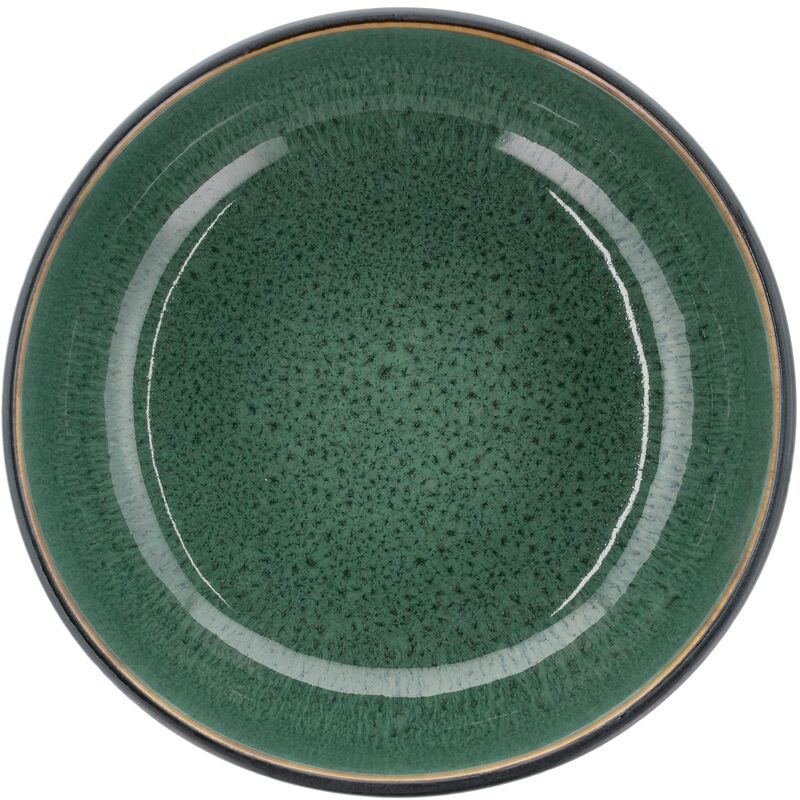 Poke-/ramenskål 18 cm, grønn/svart