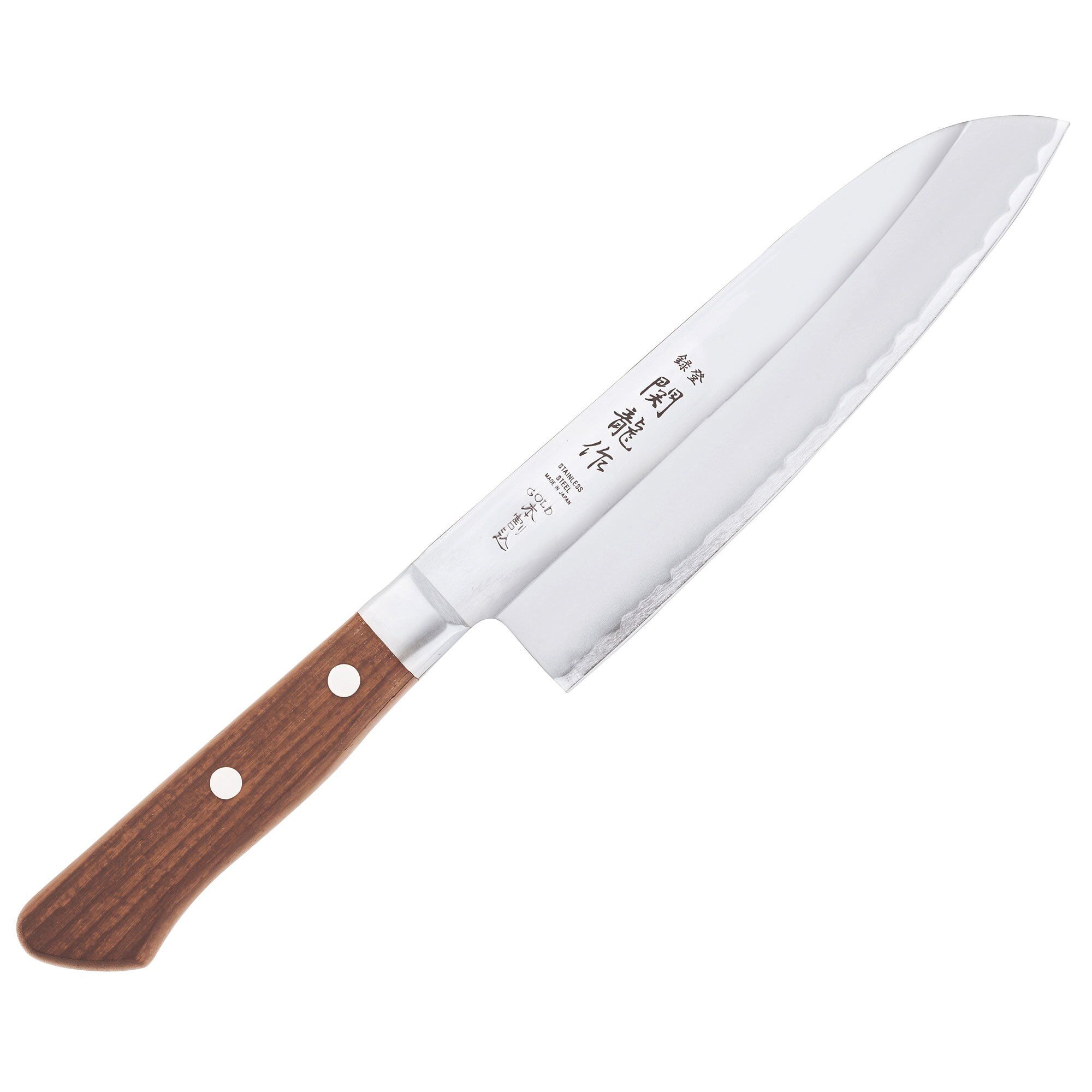 Sekiryu - Wood santokukniv 16,5 cm sølv